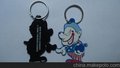 供应PVC钥匙扣、礼品钥匙扣、卡通公仔钥匙扣