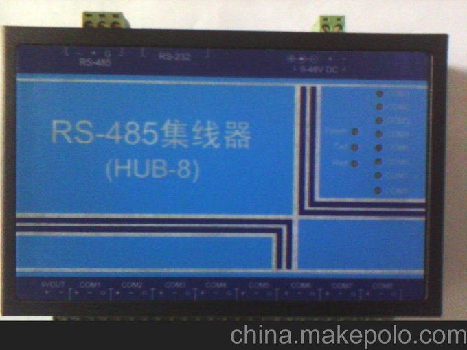 供應天地華杰STS-12088口rs-485光電隔離集線(xiàn)器圖片