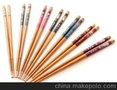 五一节礼品 端午节促销礼品 日式印花竹筷子 广告礼品筷子