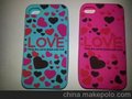 厂家直销硅胶手机套，苹果 iPhone 4/4s硅胶保护套