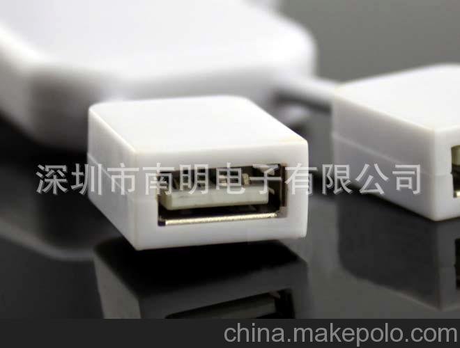 人形卡通娃娃可愛(ài)全速USB2.0分線(xiàn)器擴展HUB一分四合1轉換器多接口圖片