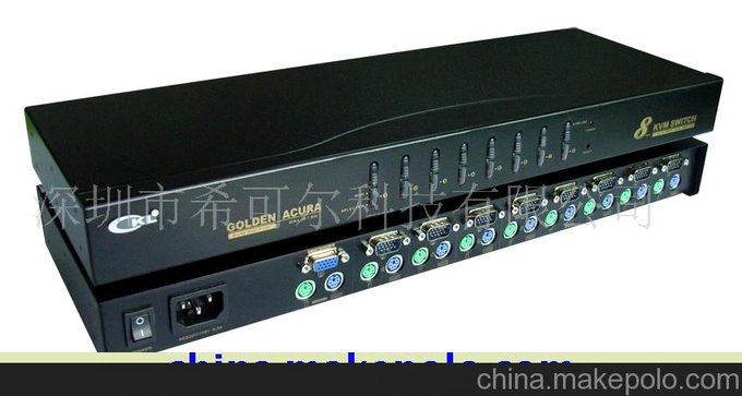 KVM自動(dòng)切換器8Port帶OSD菜單圖片