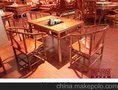 供应横店帝豪红木家具 东阳木雕 非洲花梨木长方形茶桌