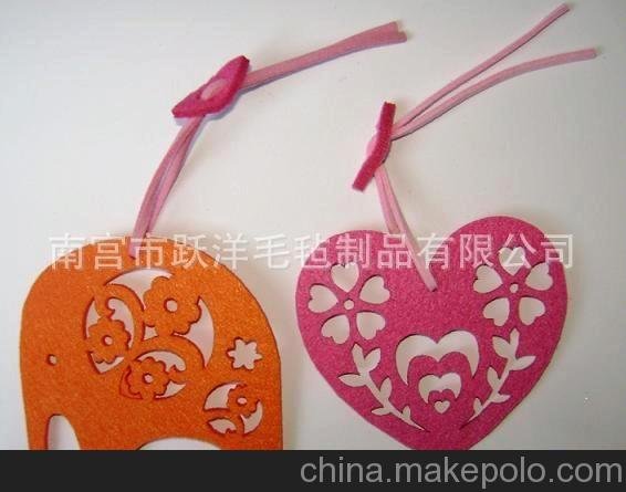 躍洋毛氈 供應(yīng)廠家供應(yīng)無紡布隔熱毛氈杯墊 可來圖紙加工定制圖片