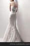 廣州婚紗廠批發定做Enzoani 抹胸魚尾法國蕾絲婚紗  YS344