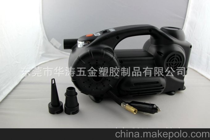 多功能蓄電池 交直流兩用汽車(chē)打氣泵，打氣筒，氣床氣泵 HT-760圖片