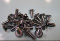 JIS B1111日标伞头机械螺丝 M4，长度8mm 镀铬 （现货）