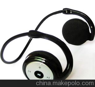 2012新款運動型MP3批發跑步MP3廠家耳掛式頭戴式MP3插卡MP3插放器