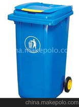 供应塑料垃圾桶 移动垃圾箱，塑料挂车垃圾桶，防冻垃圾桶
