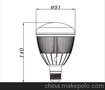 /12W 乳白色LED球泡灯质量可靠ULLED B30 led球泡灯套 led