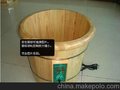 橡木养生足浴桶/电磁加热恒温足浴盆