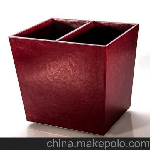 東莞皮具廠專業(yè)定制批發(fā)高檔皮質(zhì)垃圾桶圖片