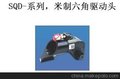 SQD-系列，米制六角驱动头重量轻，防腐性好，螺旋拆装工具