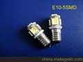 E10 led灯 led E10汽车灯泡 汽车E10 led灯珠