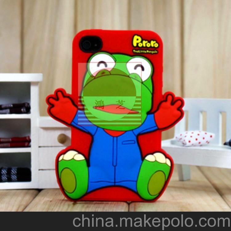 廠家直供 爆款韓國Pororo寶露露小企鵝家族iPhone5硅膠手機套