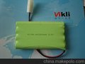 供应VIKLI镍氢电池组AA1500mah9.6V