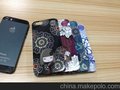 供应苹果iphone5c、5S、5C苹果手机壳彩印加工 水转印水贴厂