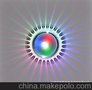 LED太阳花灯，造型轻巧美观，安装简单