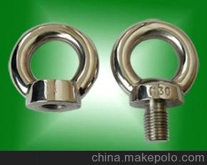低價供應不銹鋼德式580吊環(huán)螺絲，582吊環(huán)螺母圖片