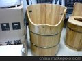 正品香柏木进口橡木浴桶熏蒸沐浴桶负离子蒸气桶、