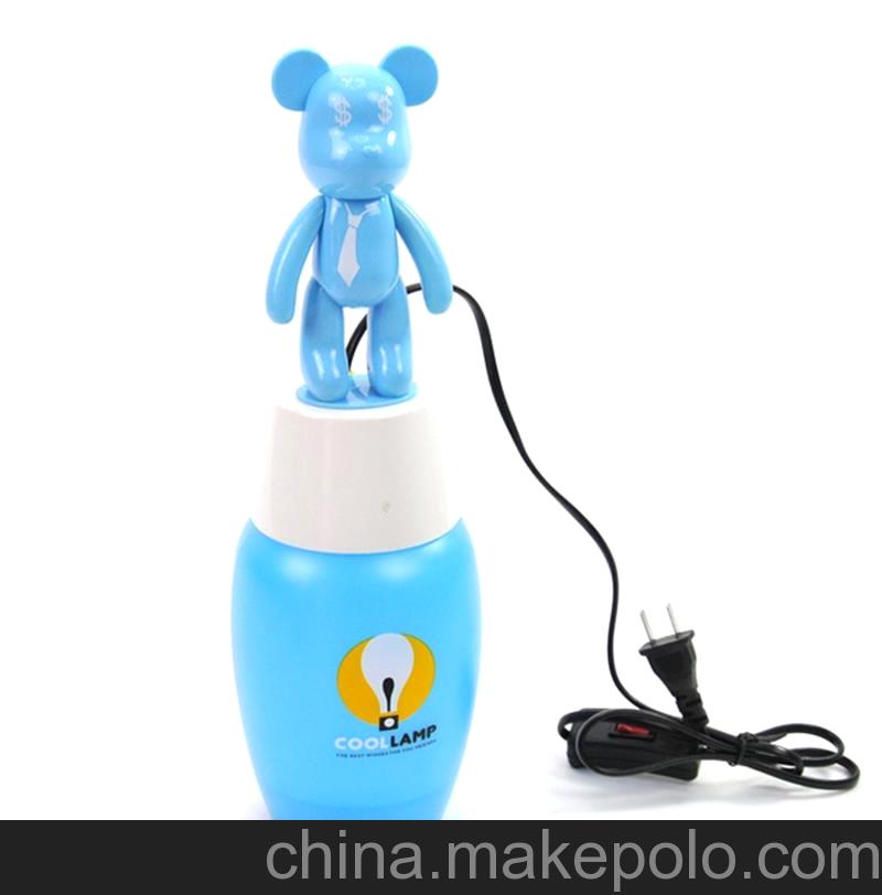 卡通公仔瓶子造型台灯/夜灯 家用台灯台灯批发 220V 充电台灯