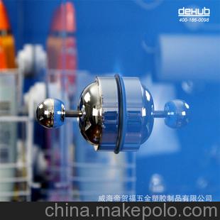 韩国DeHUB 圆头挂钩 强力真空吸盘 多用途衣架挂钩 银色 DRH50-SS
